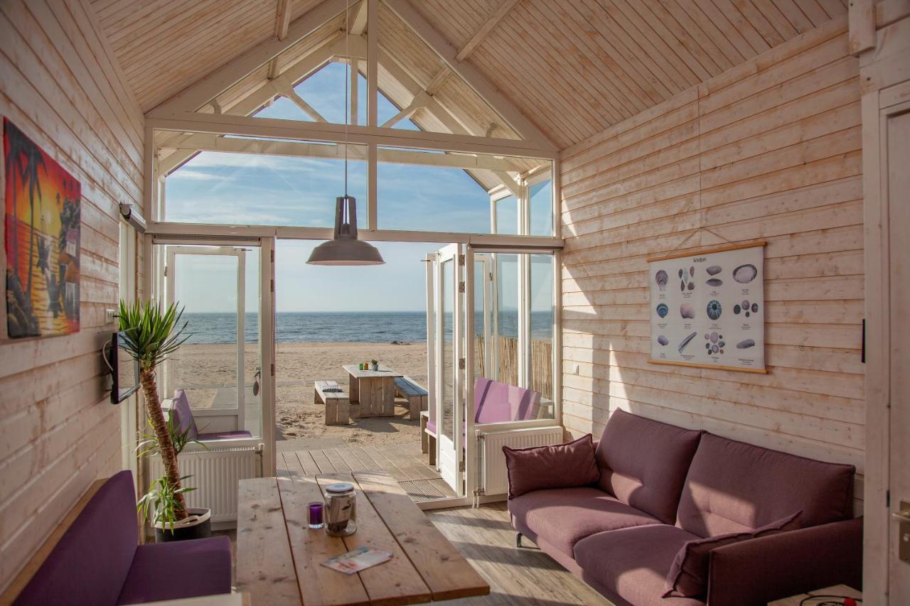 Surf En Beach Strandhuisjes Katwijk aan Zee Bagian luar foto