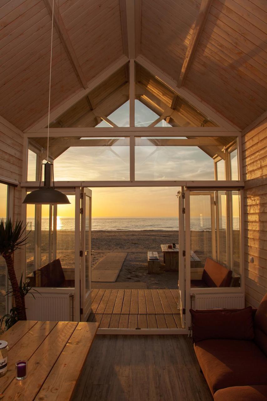 Surf En Beach Strandhuisjes Katwijk aan Zee Bagian luar foto